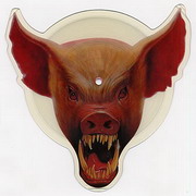 WASP - Animal(fuck like a beast)...Picture disc in shape of boars head with picture of band on other side. Special Anniversary Issue on Music For Nations records numbered 
